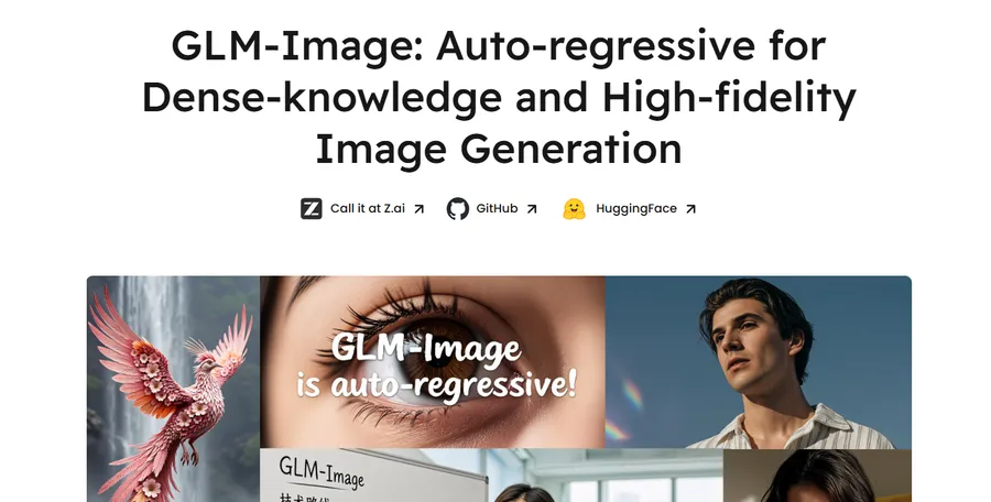 Cover image for GLM-Image: First Open-Source Industrial-Grade Autoregressive Image Model
