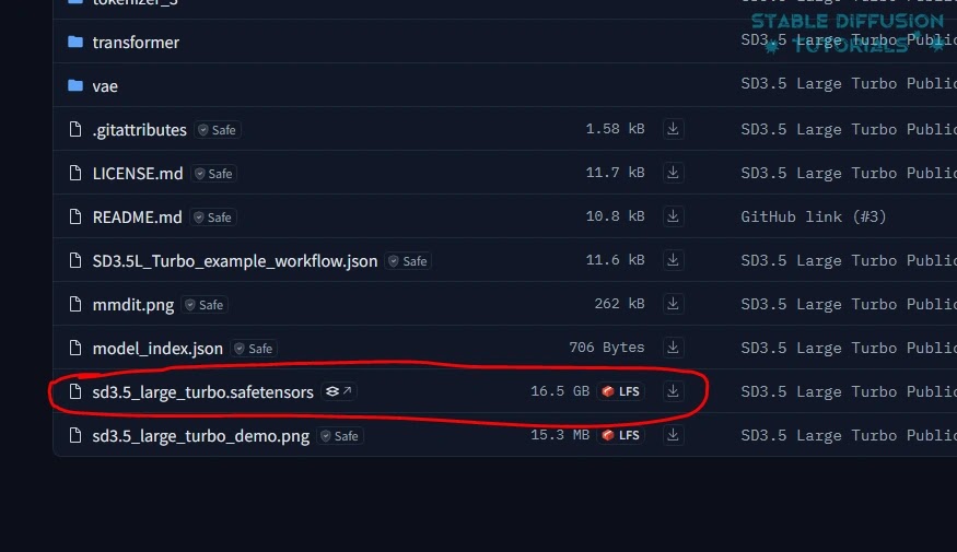 stable diffusion3.5 large turbo